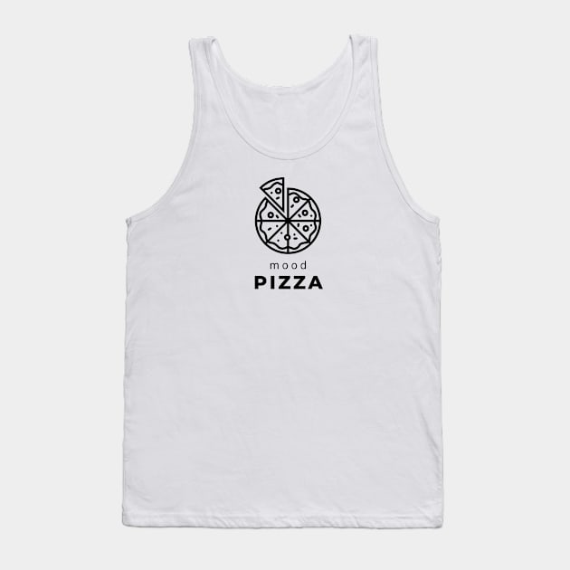 Mood Pizza Tank Top by ikoshi